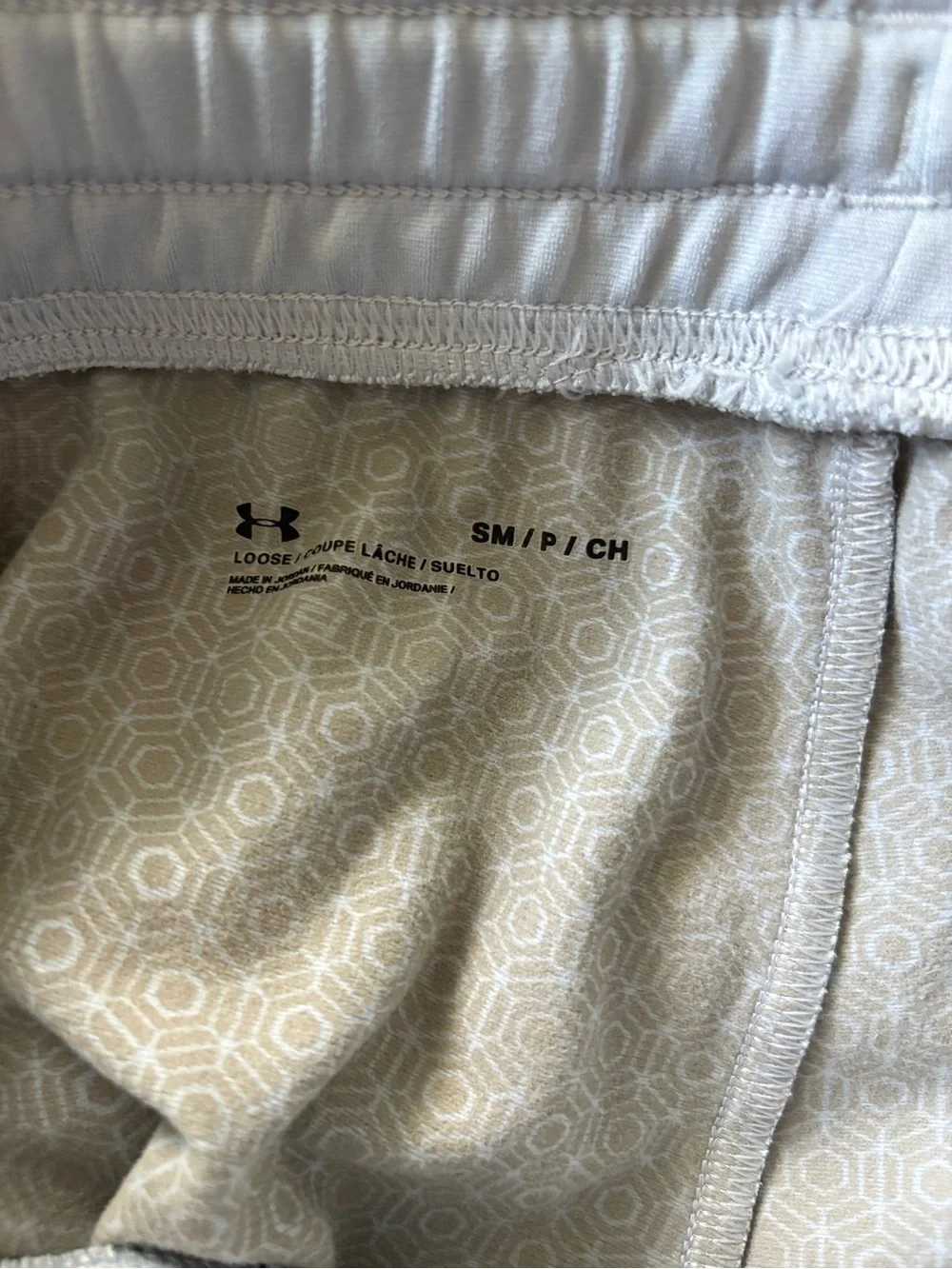 UNDER ARMOUR sz S Light Gray Rush Tricot Joggers Pants Recover 1368741 - Picture 6 of 8